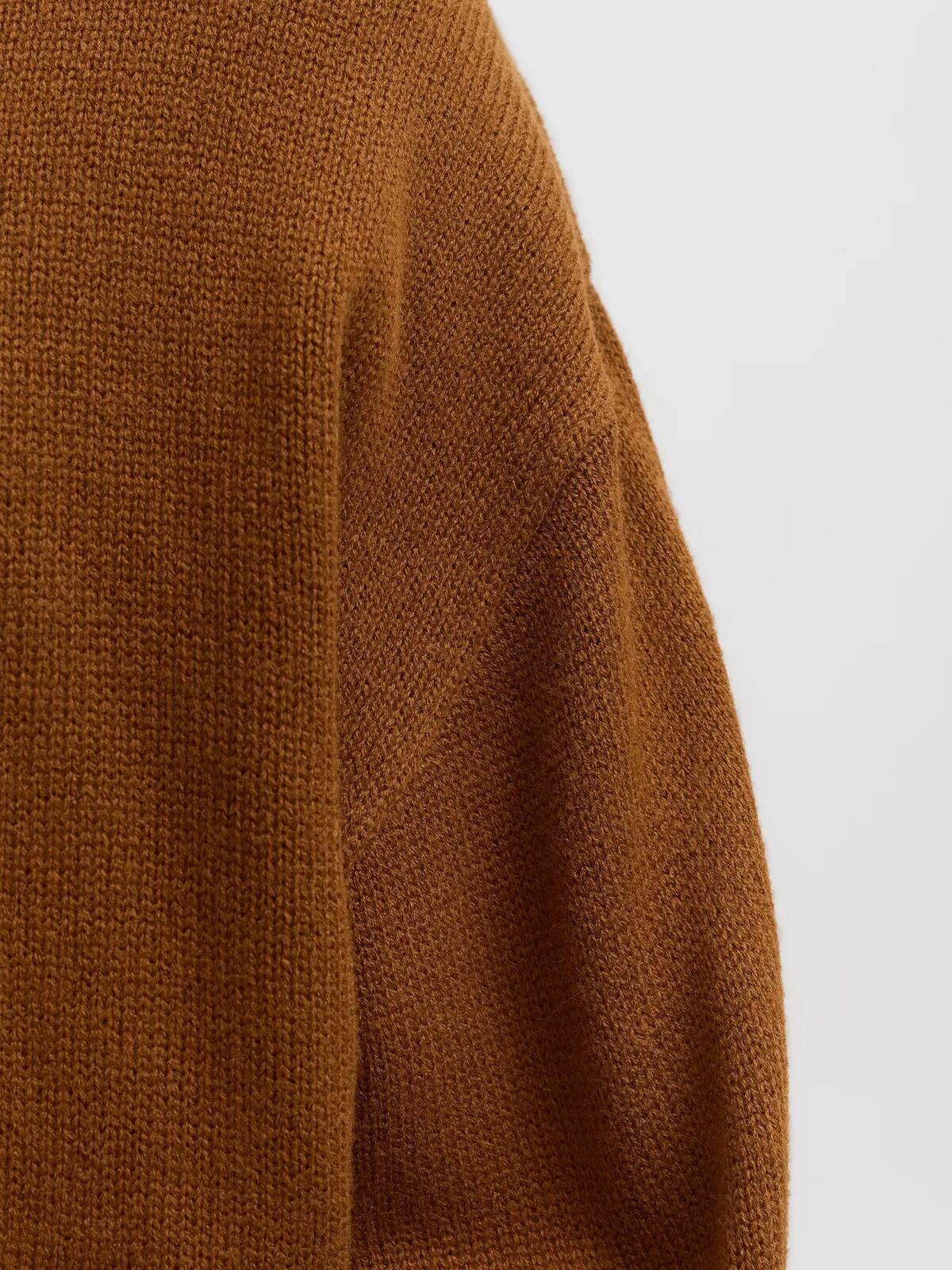 Jack&Jones Kazak 12278942 Açık Kahve