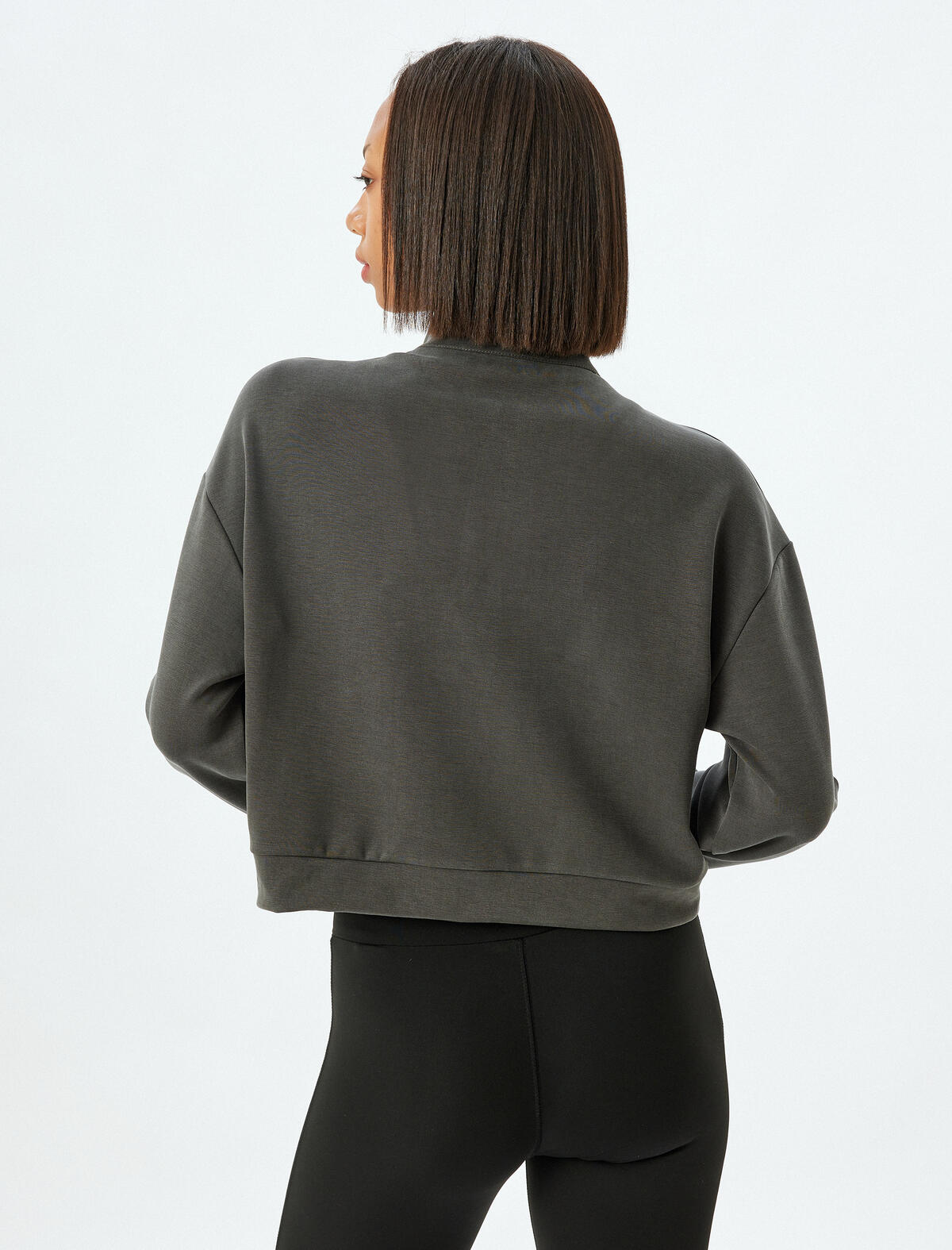 Koton Sweatshirt 5WAK10059NK Antrasit
