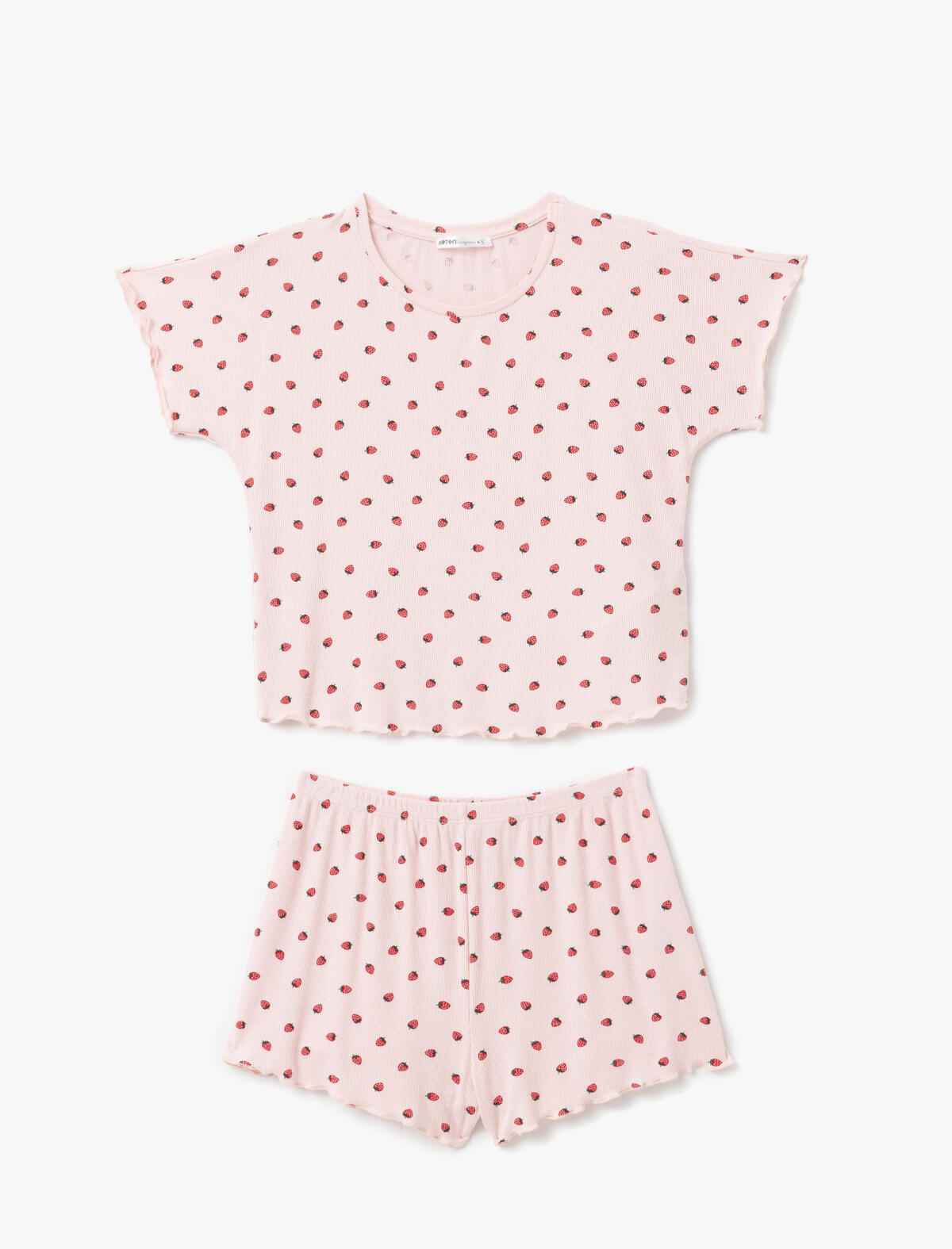 Koton Pijama Takımı 5SLK40021MK Pembe
