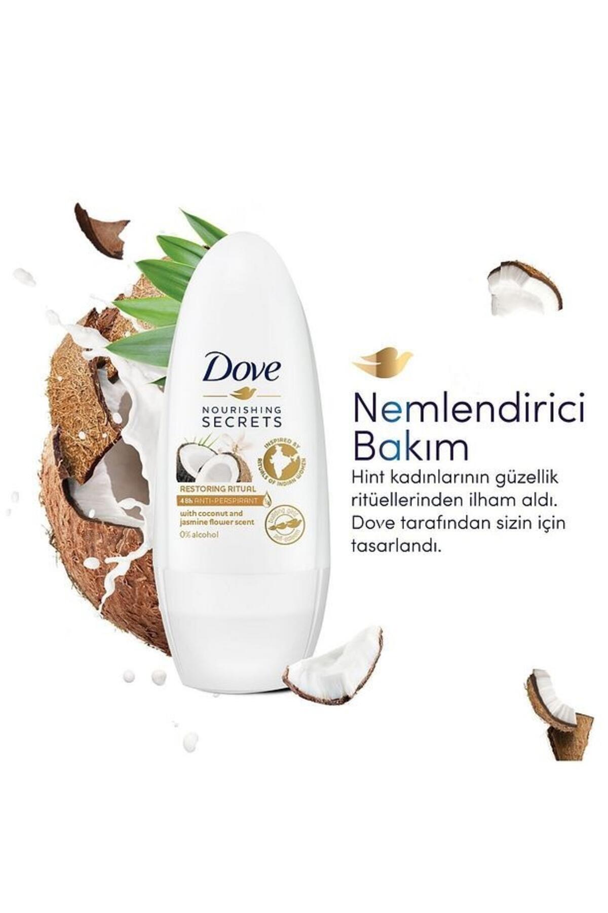 Dove Kadın Roll-On Hindistan Cevizi Yasemin Çiçeği 50Ml