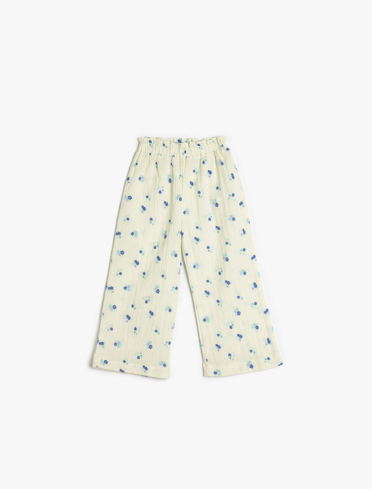 Koton Pantolon Kız Bebek 5SMG40007AW Mavi Desenli