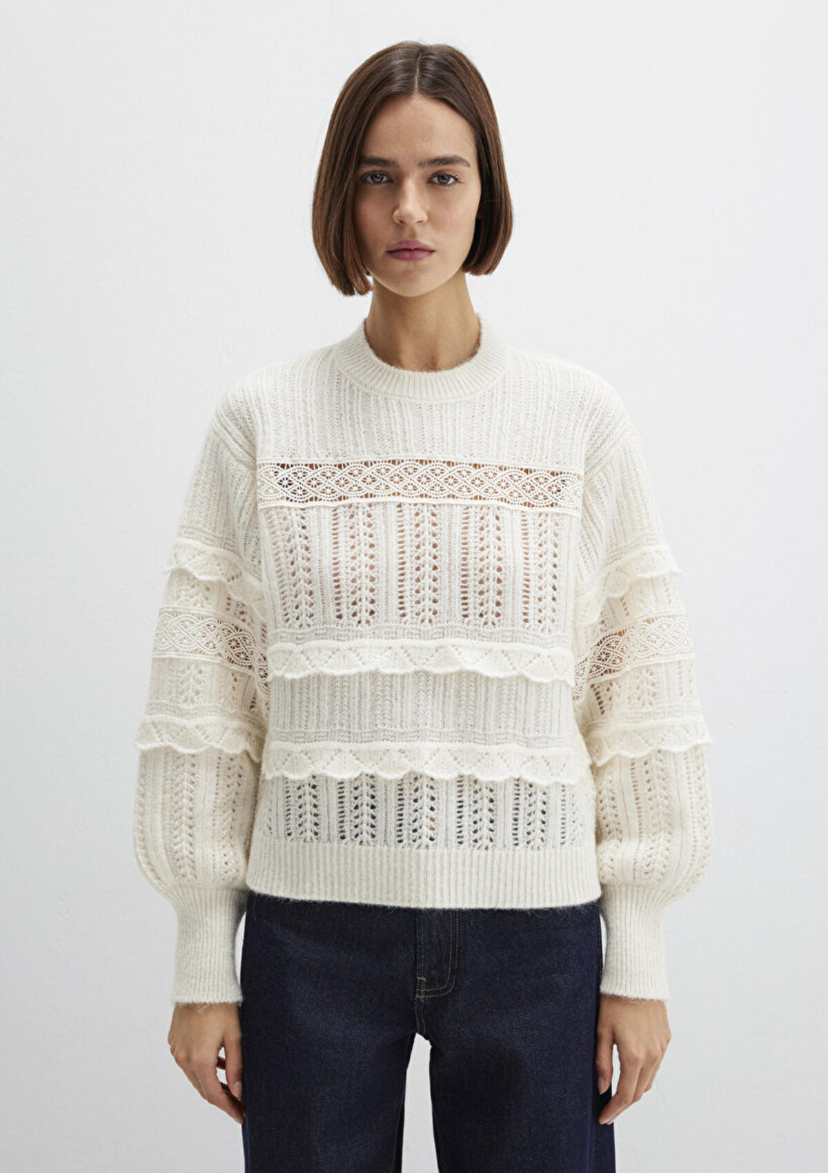 Mavi Kadın Kazak M1710881-80194 Ekru