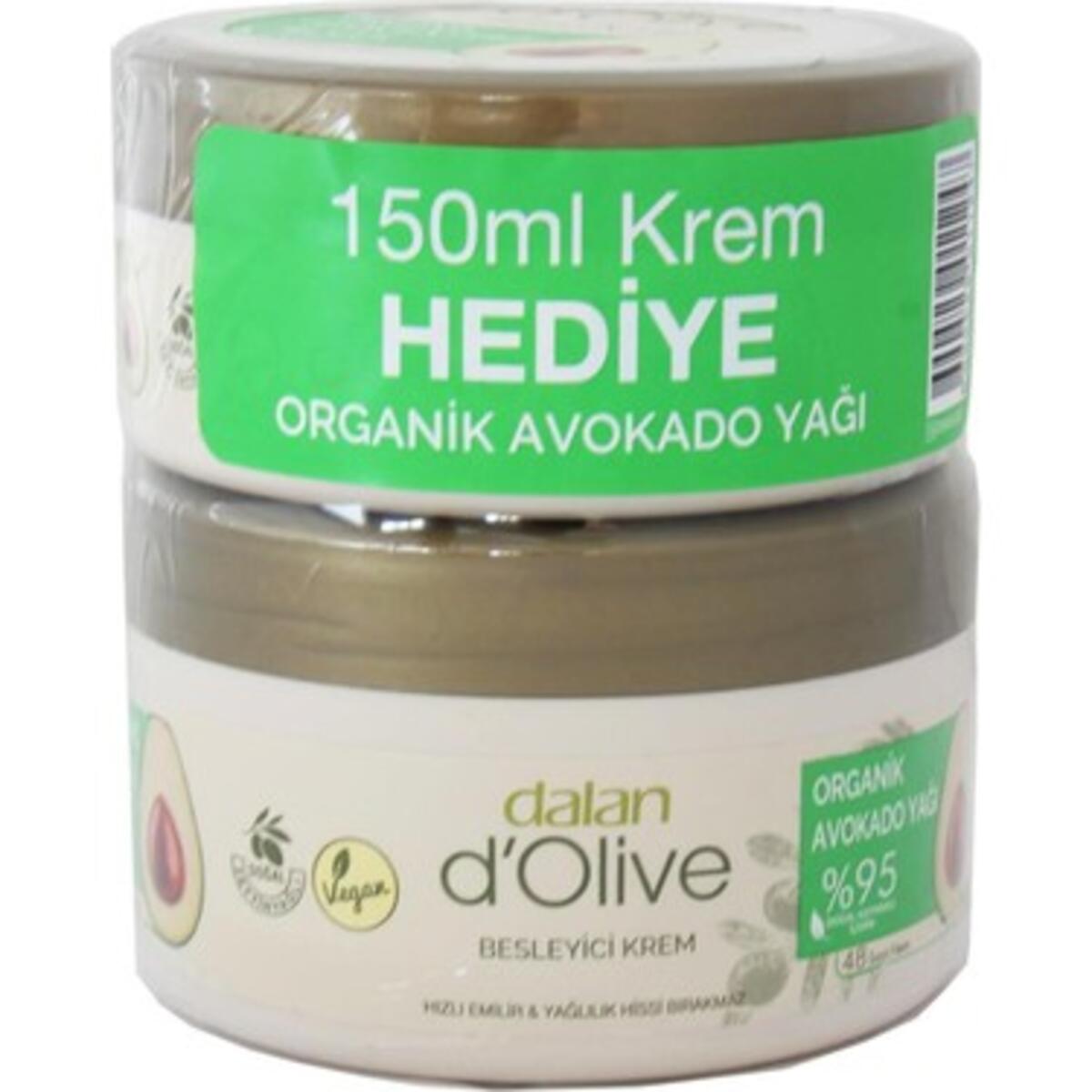Dalan D'Olive Besleyici Krem Set 250Ml+150Ml Avakado