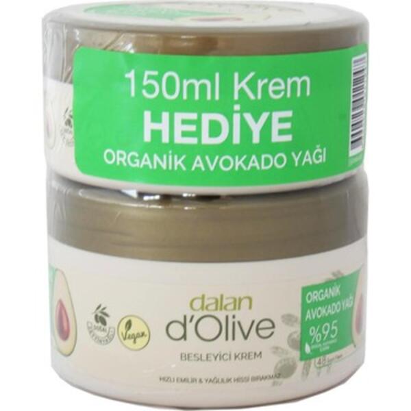 Dalan D'Olive Besleyici Krem Set 250Ml+150Ml Avakado