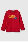 Benetton Uzun Tişört Erkek Bebek 3I1XG10FL Kırmızı