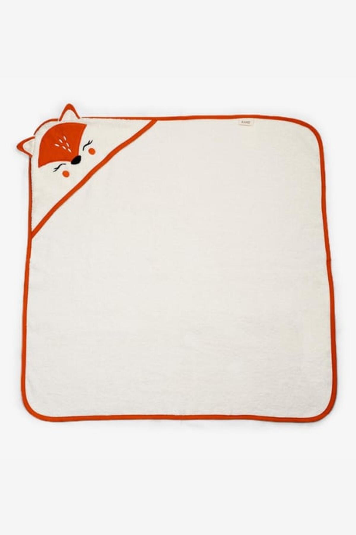 Kanz Havlu Kundak Silgi Nakışlı (Knz-037) Fox Kiremit