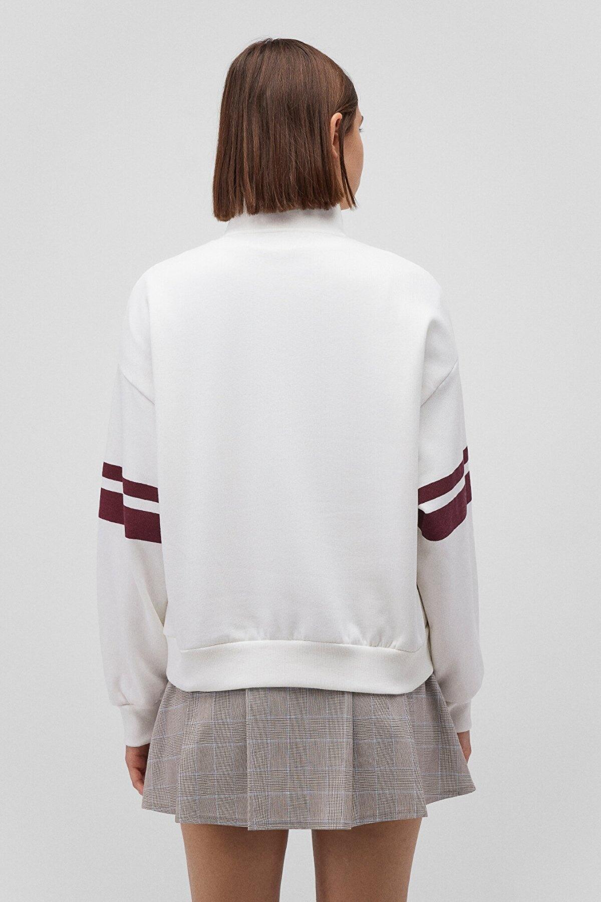 Mavi Sweatshirt M1S10171-70057 Kırık Beyaz