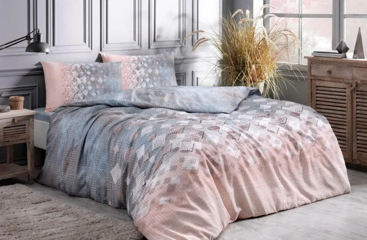 Moda Letto Nevresim Takımı Tek Kişilik Ranforce Vision Pedra Pembe