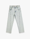 Koton Pantolon Kız Çocuk 4SKG40006AD Açık İndigo