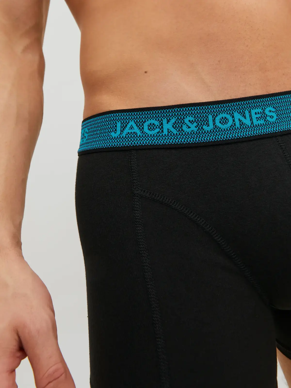 Jack&Jones Erkek Boxer 3Lü 12127816 Siyah