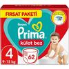 Prima Külot Bez Pants Maxı Fırsat Paketi 4 Beden 62Li