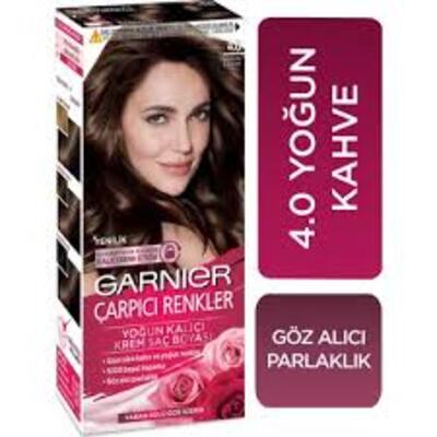 Garnier Saç Boyası Çarpıcı Renkler No:4.0 Yoğun Kahve