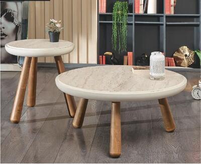 Omarat Orta Sehpa Krem 4168