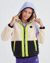 Skechers G Outdoor Fleece Full Zip Sherpa Sk232176-505 Lila
