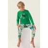 Rolypoly Pijama Takım Erkek Çocuk RP3363-2 Elma Yeşili