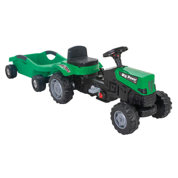 Pilsan Traktör Power Pedallı Big Trolley PİL07-320 Yeşil