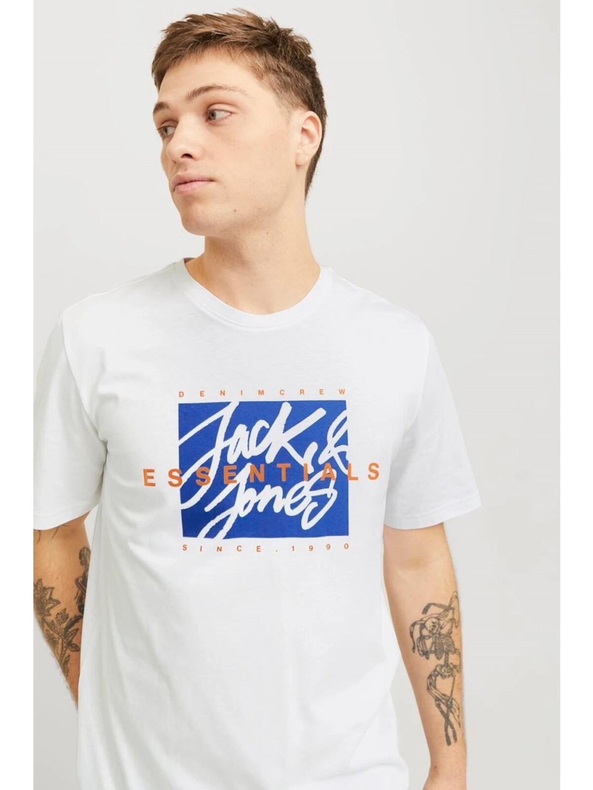 Jack&Jones Tişört 12268439 Beyaz