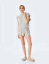 Koton Pijama Takımı 5SLK40033MK Lila
