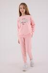 Rolypoly Eşofman Takımı Kız Çocuk RP3690-G Açık Pembe