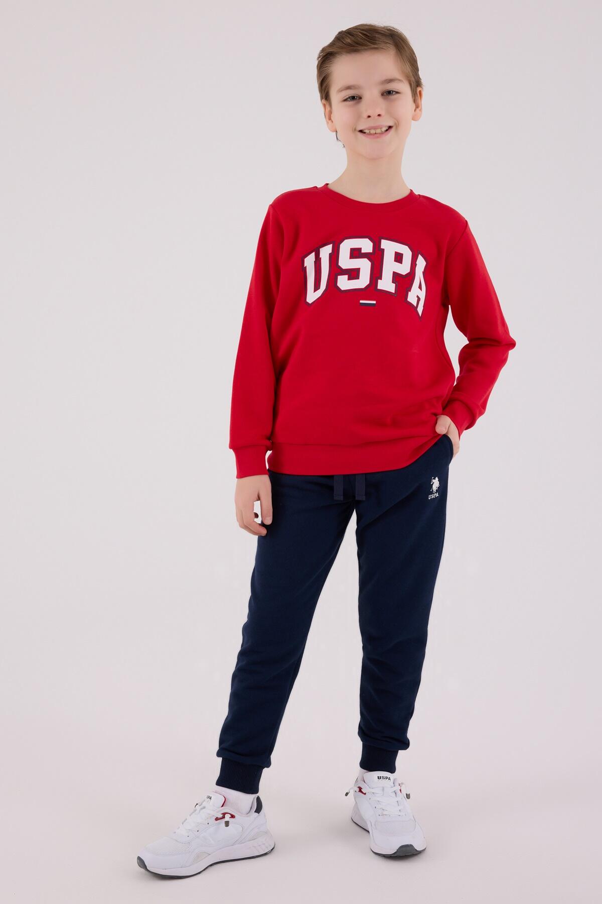 U.S Polo Assn. Eşofman Takımı Erkek Çocuk US2227-G Kırmızı