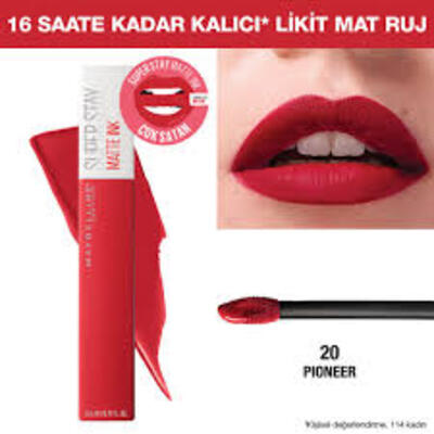 Maybelline Ruj Super Stay Matte İnk Likit No:20 (Dy)