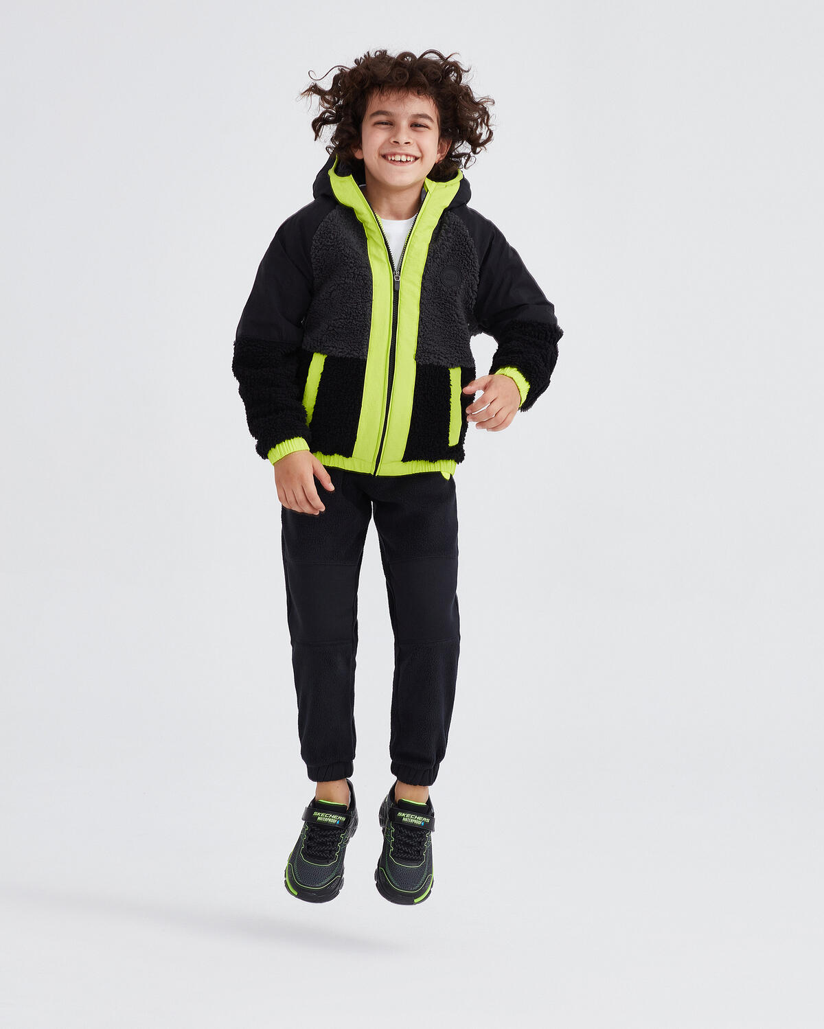 Skechers B Outdoor Fleece Full Zip Sherpa Sk232203-001 Siyah