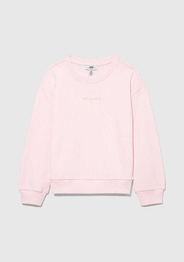 Mavi Sweatshirt Kız Çocuk M7S10043-88133 Pembe