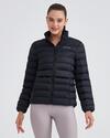 Skechers W Outerwear Pop Up Detailed Padded Jacket S231240-001 Siyah