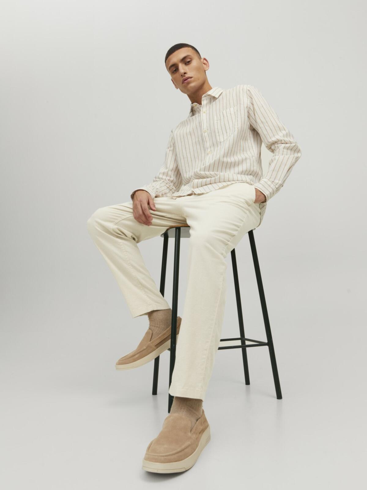 Jack&Jones Pantolon 12229699 Krem