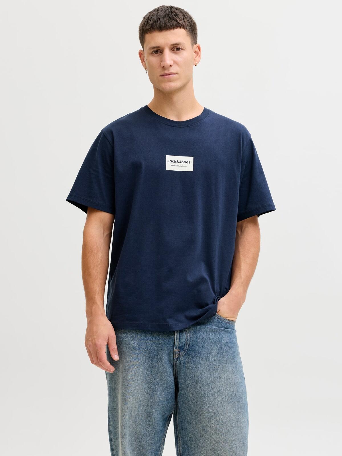 Jack&Jones Erkek Tişört 12288092 Lacivert