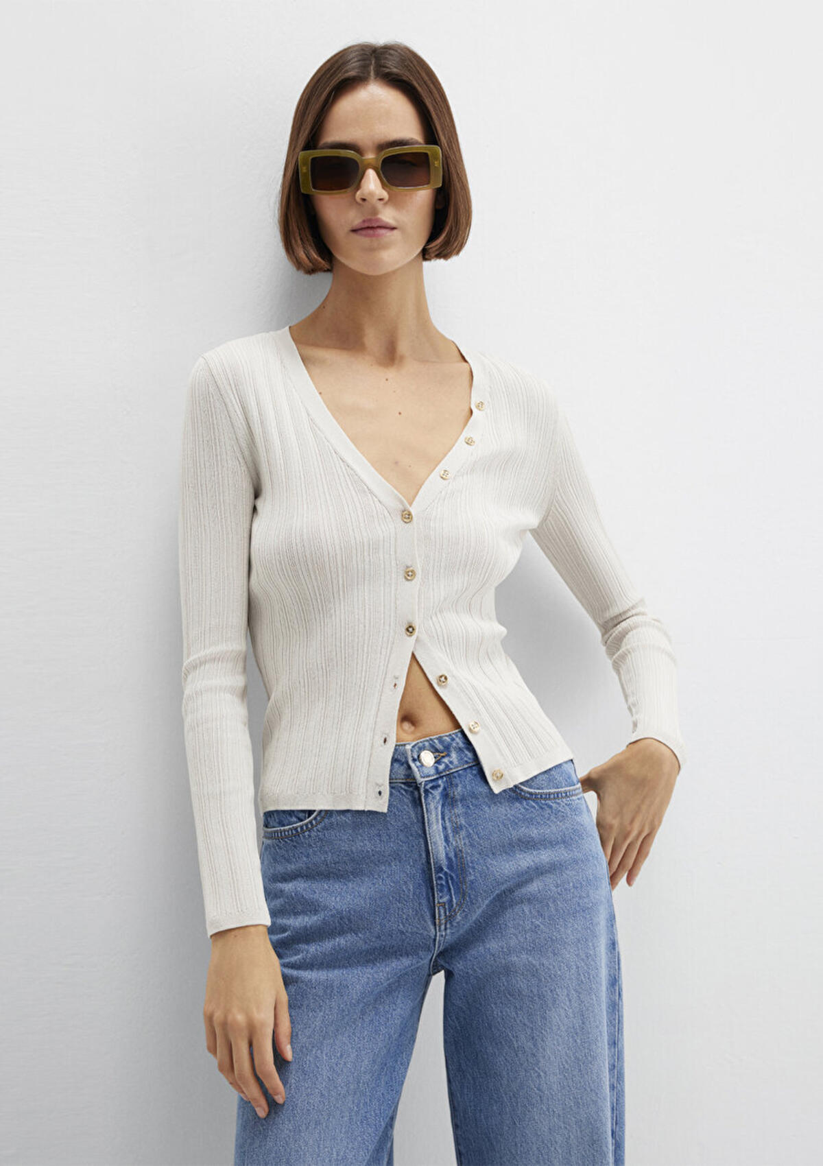 Mavi Kadın Hırka M1710864-80194 Ekru