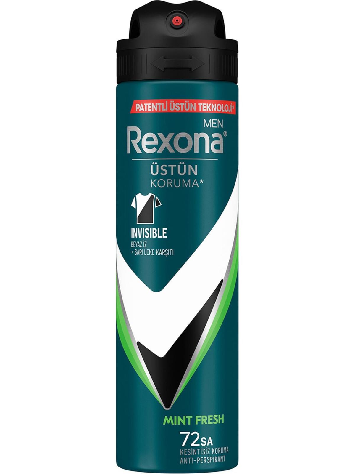 Rexona Erkek Deodorant Invisible Mint Fresh 150Ml