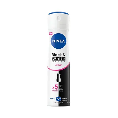 Nivea Kadın Deodorant İnvisible Black&White Clear 150Ml (Dy)