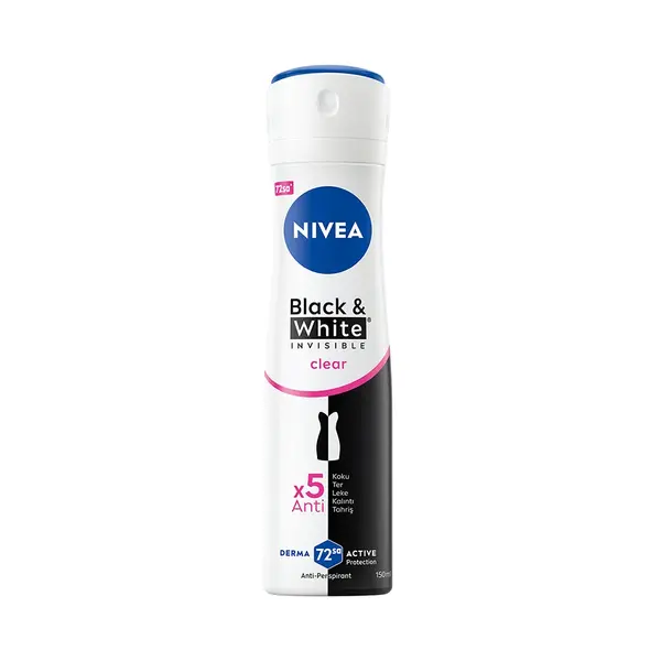 Nivea Kadın Deodorant İnvisible Black&White Clear 150Ml