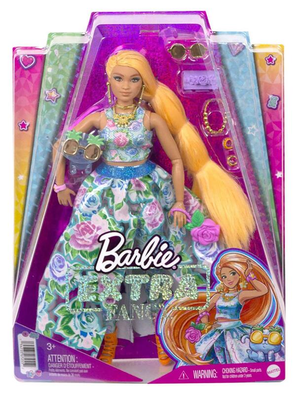 Barbie Bebek Extra Fancy Çiçekli Kostümlü MTL-HHN14