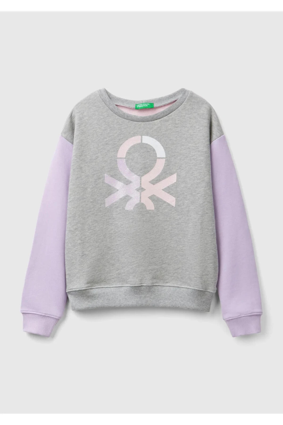Benetton Sweatshirt Kız Çocuk 3J68C10L8 Mor