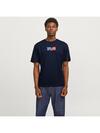 Jack&Jones Tişört 12268415 Koyu Mavi