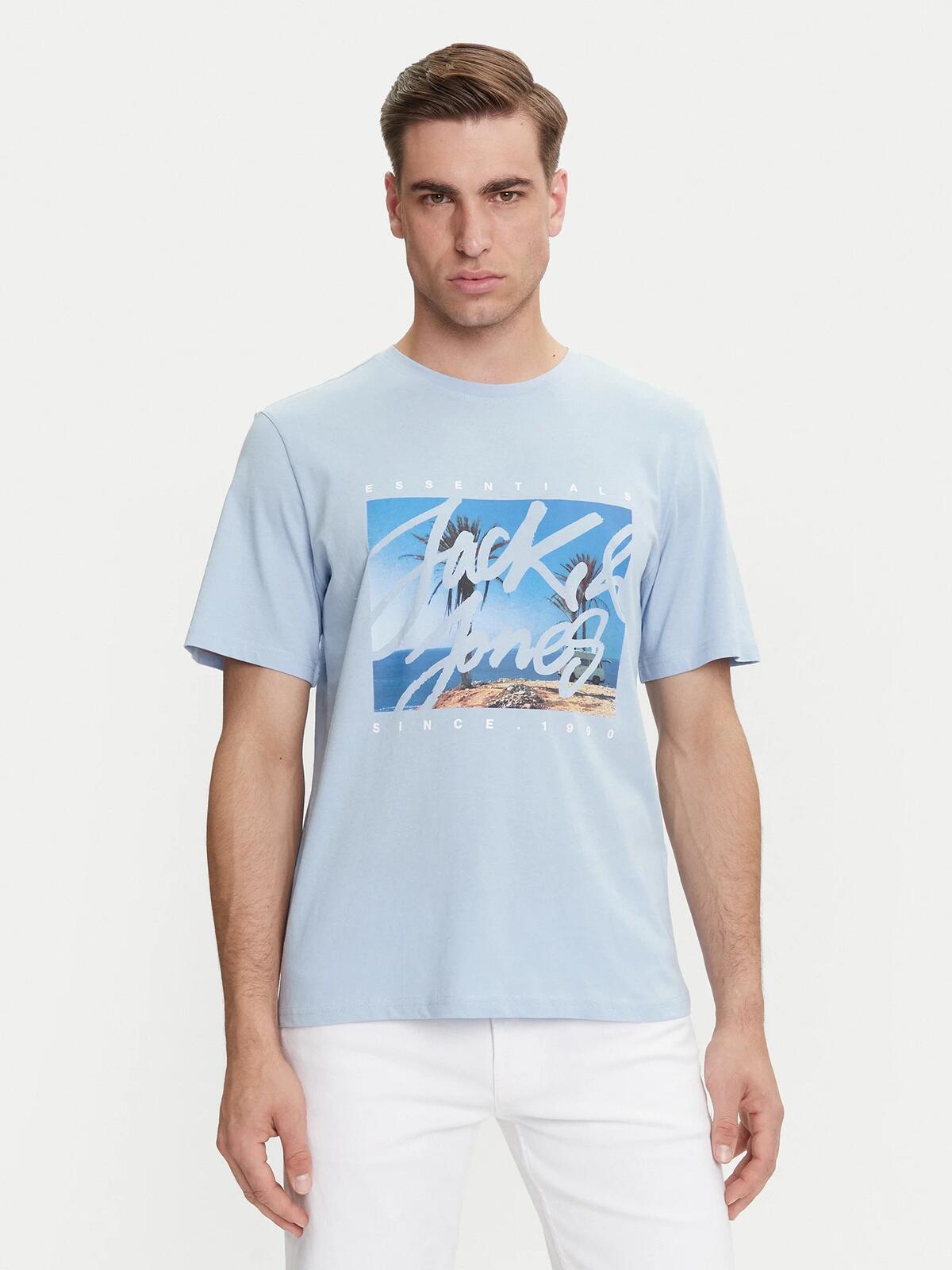 Jack&Jones Tişört 12268438 Mavi