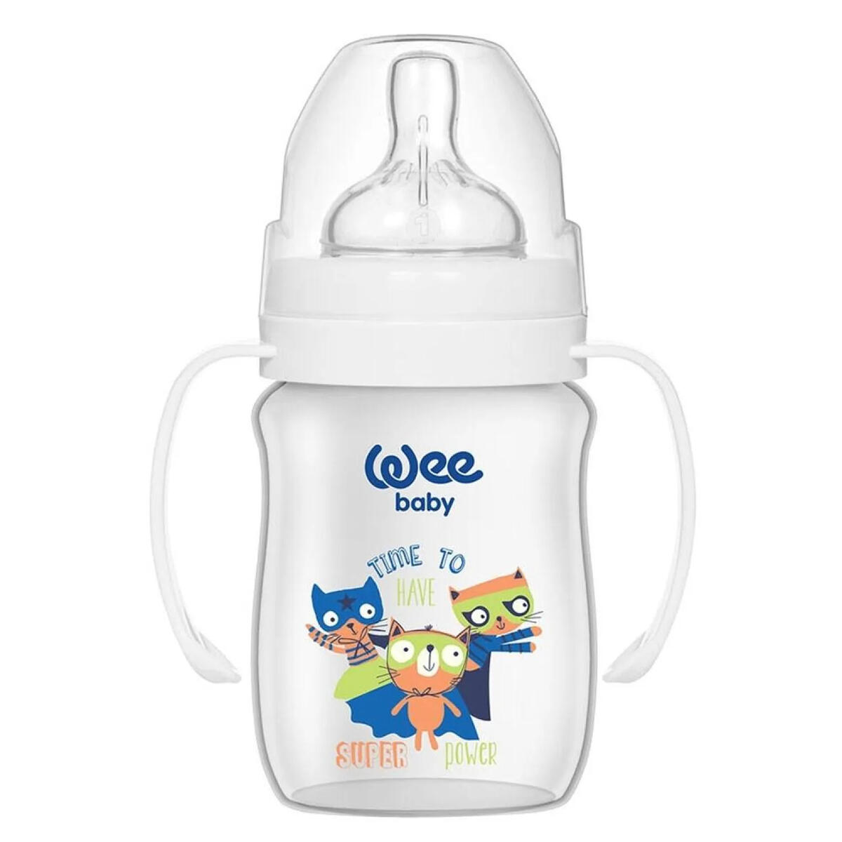 Wee Baby Biberon Geniş Ağızlı Kulplu PP 150ML RB137