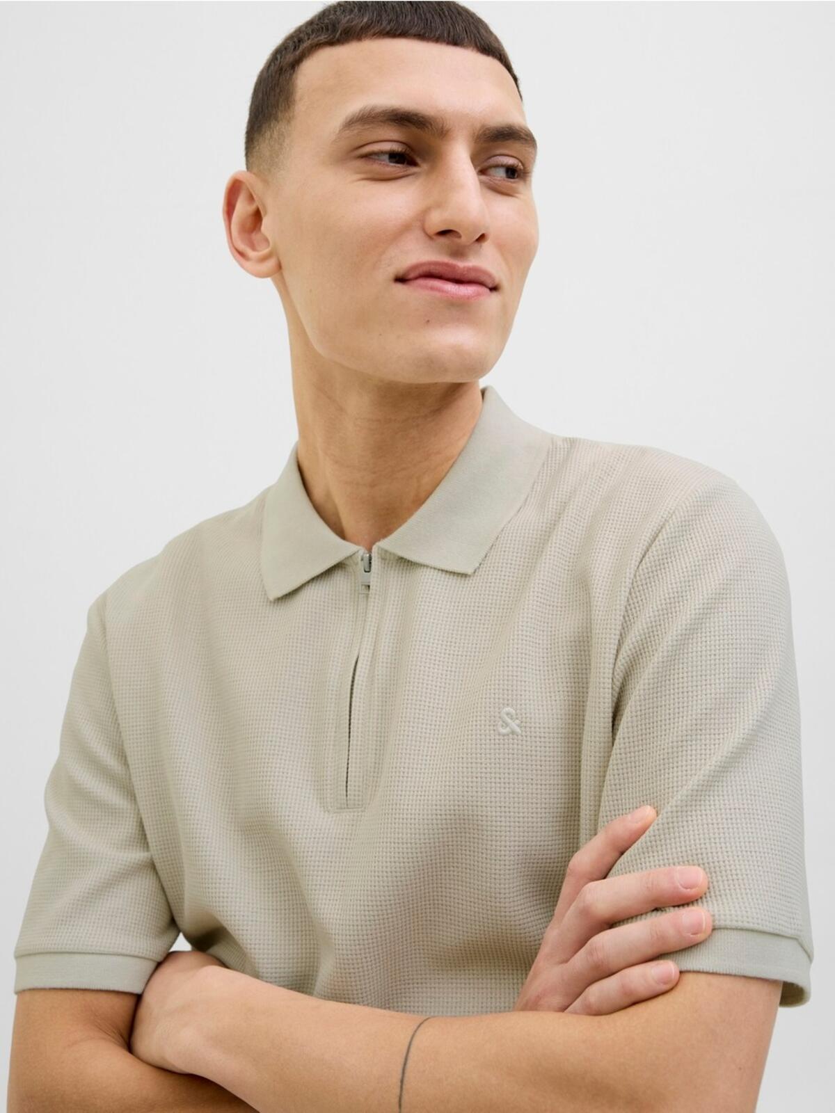 Jack&Jones Tişört 12279177 Krem