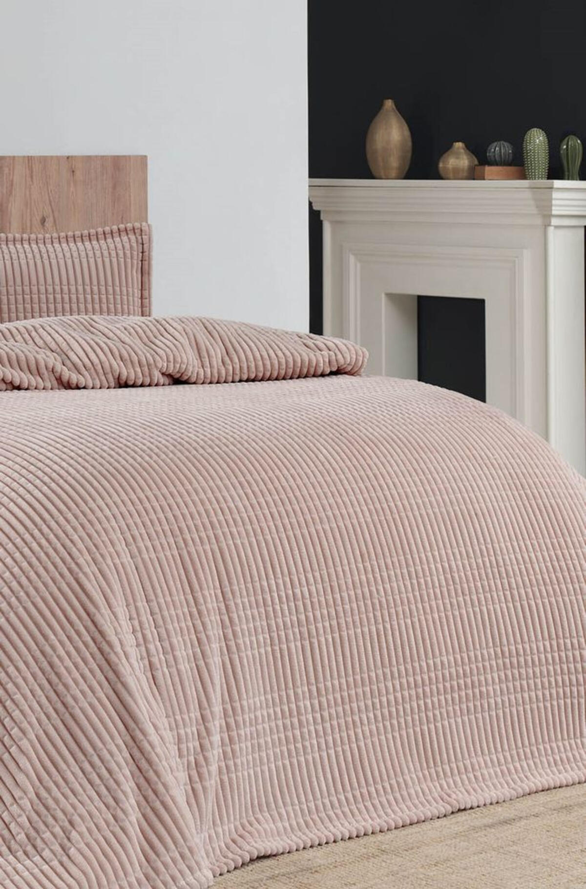 Merinos Battaniye Seti Çk Modern Line Blush