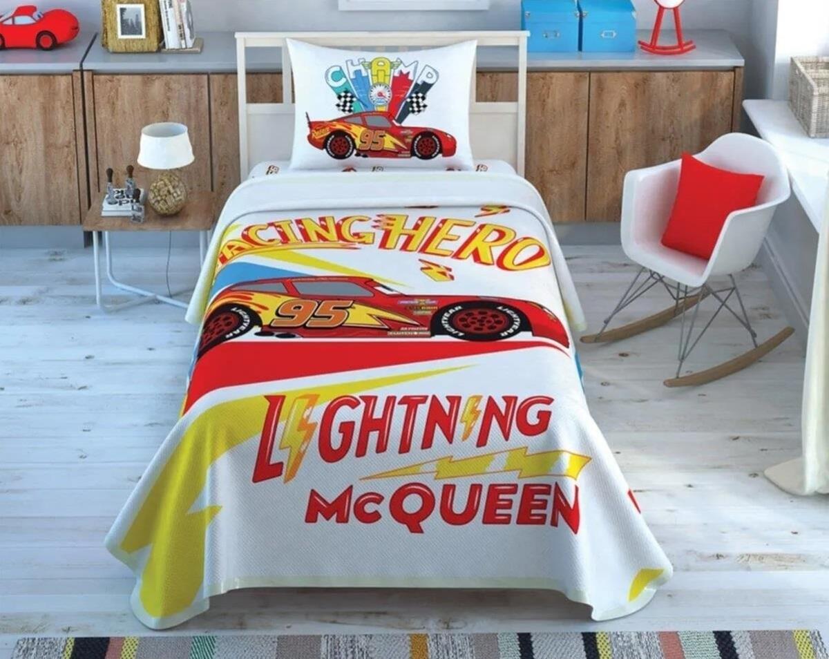 Taç Pike Takımı Tek Kişilik Disney Cars Kachow