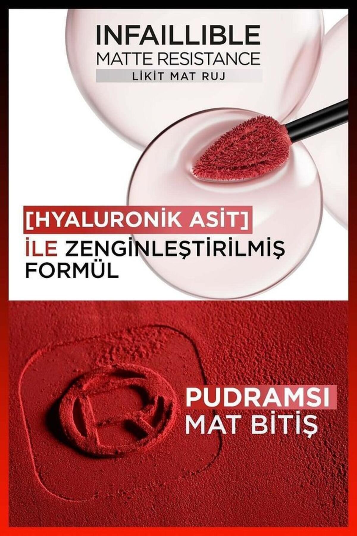 Loreal Paris Ruj Likit İnfaillible Matte Resistance No:420