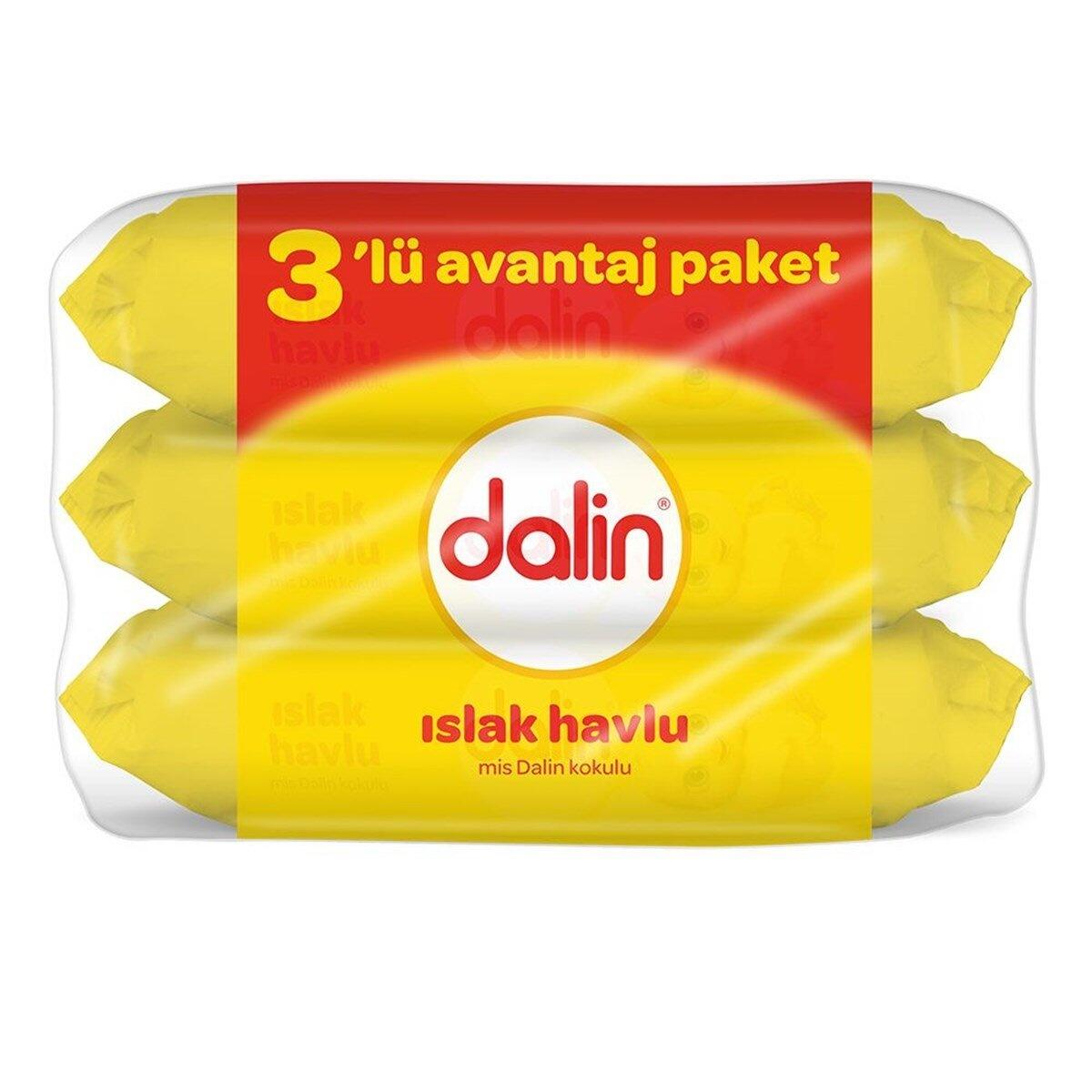 Dalin Islak Mendil Cep 3Lü Klasik 15Li