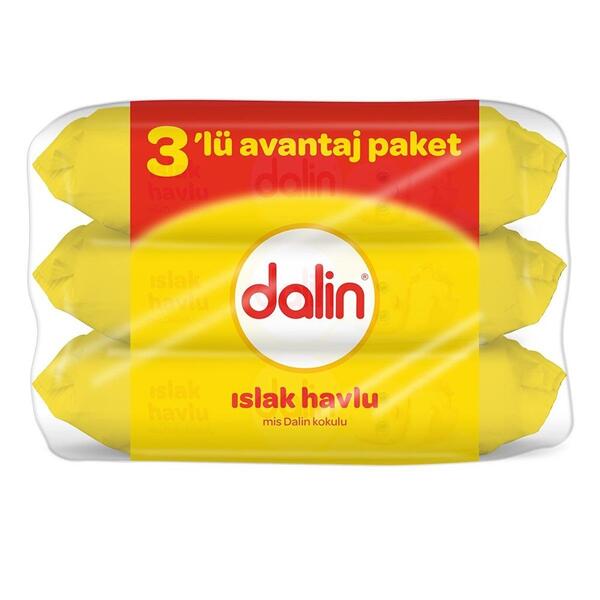 Dalin Islak Mendil Cep 3Lü Klasik 15Li