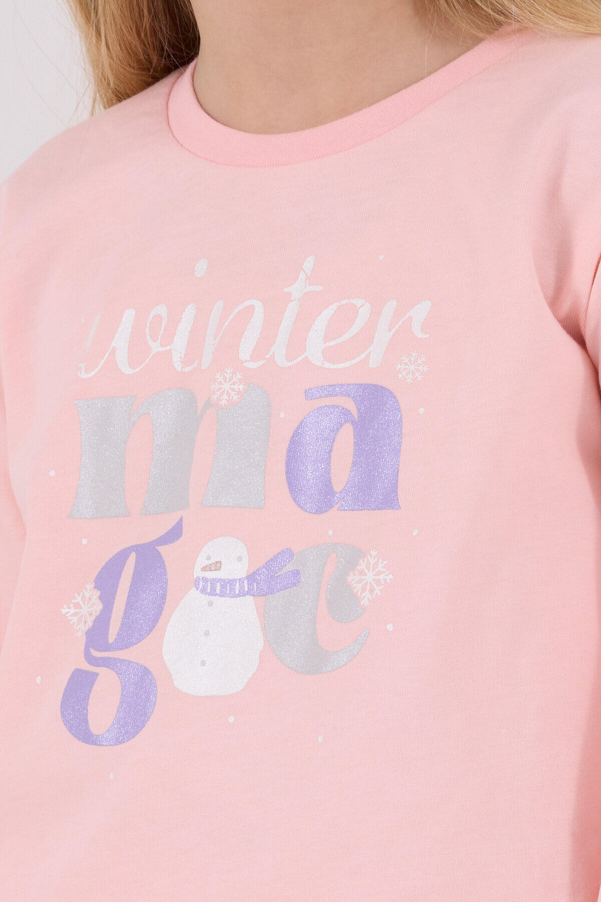 Rolypoly Pijama Takım Kız Çocuk RP3712-2 Açık Pembe