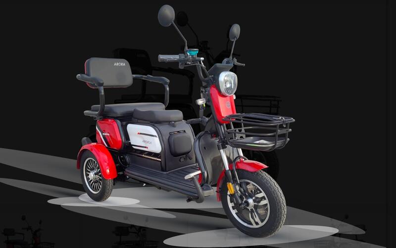 Arora Motosiklet Rüzgar New Üç Tekerlekli Kırmızı