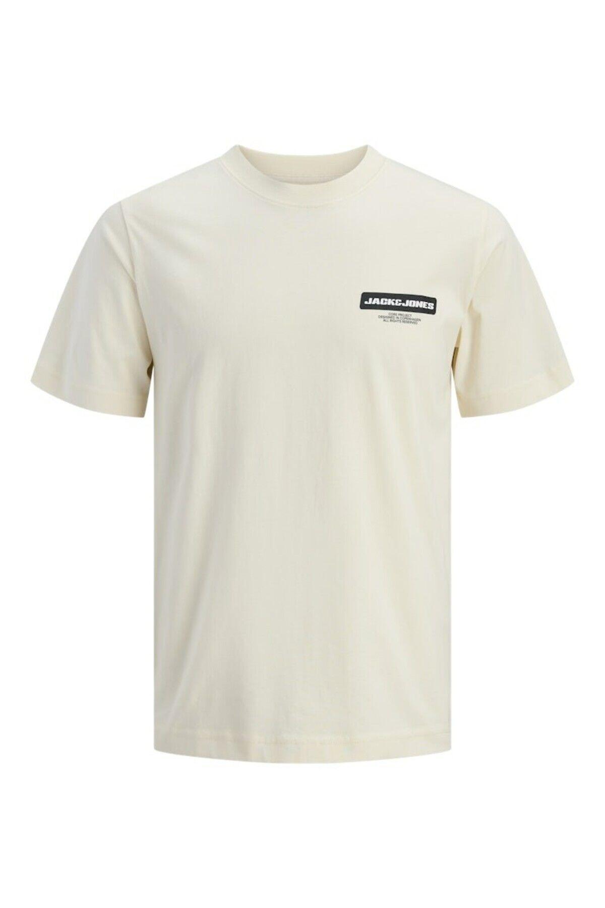 Jack&Jones Tişört 12281092 Krem