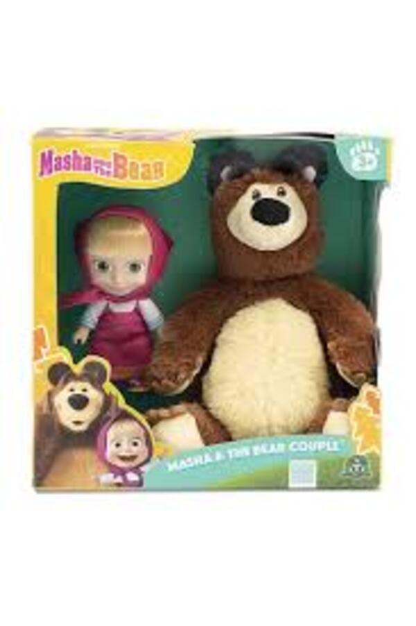 Giochi Masha&Koca Ayı 20Cm Peluş 12Cm Bebek GIO-MHA21000