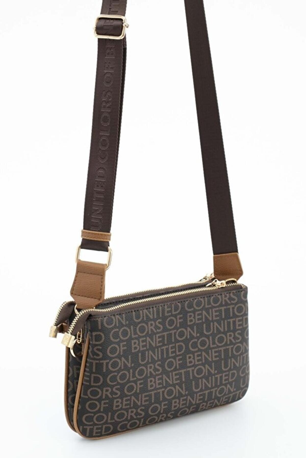United Colors Of Benetton Kadın Kol Çantası BNT_1681 Kahve-Taba United Colors Of Benetton Kadın Kol Çantası BNT_1681 Kahve-Taba